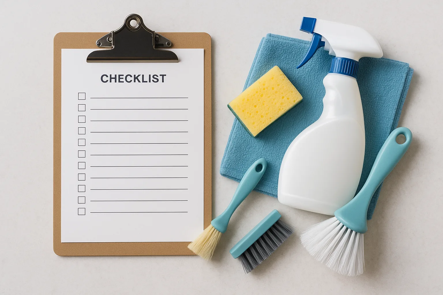Checklist mensual de limpieza para oficinas pequeñas